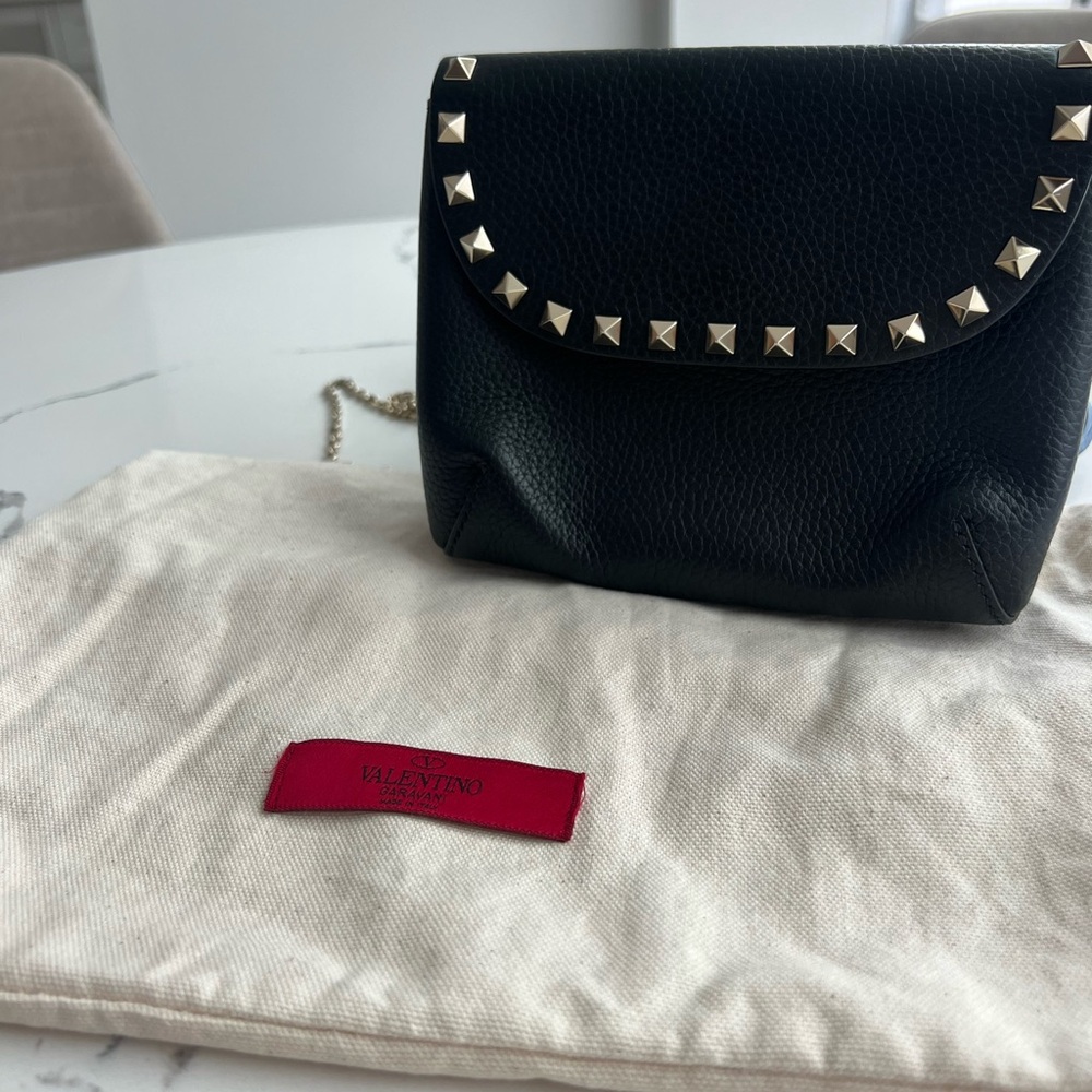 Authentic Valentino Rockstud Bag Authentic Black - Picture 2 of 5